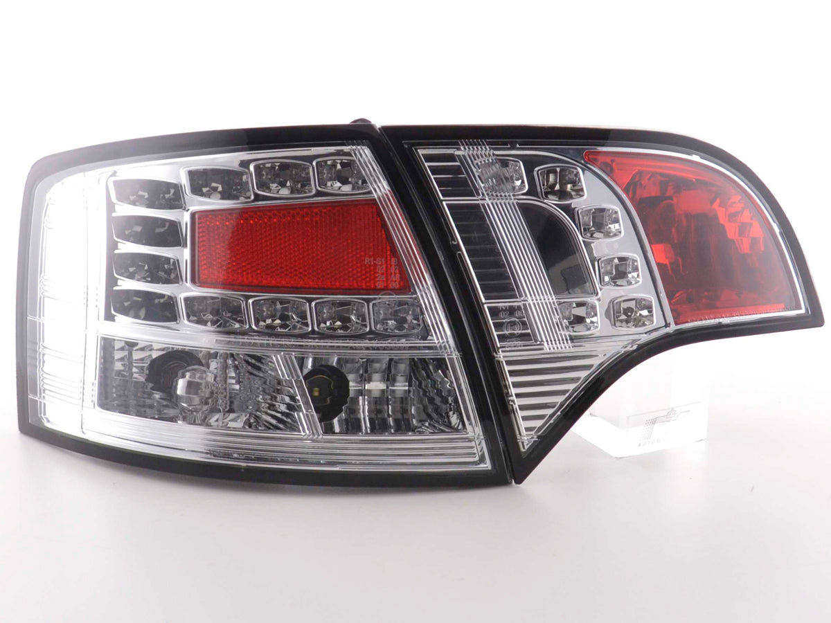 LED Rückleuchten Set Audi A4 Avant Typ 8E 04-08 chrom LED Rückleuchten Set Audi A4 Avant Typ 8E 04-08 chrom